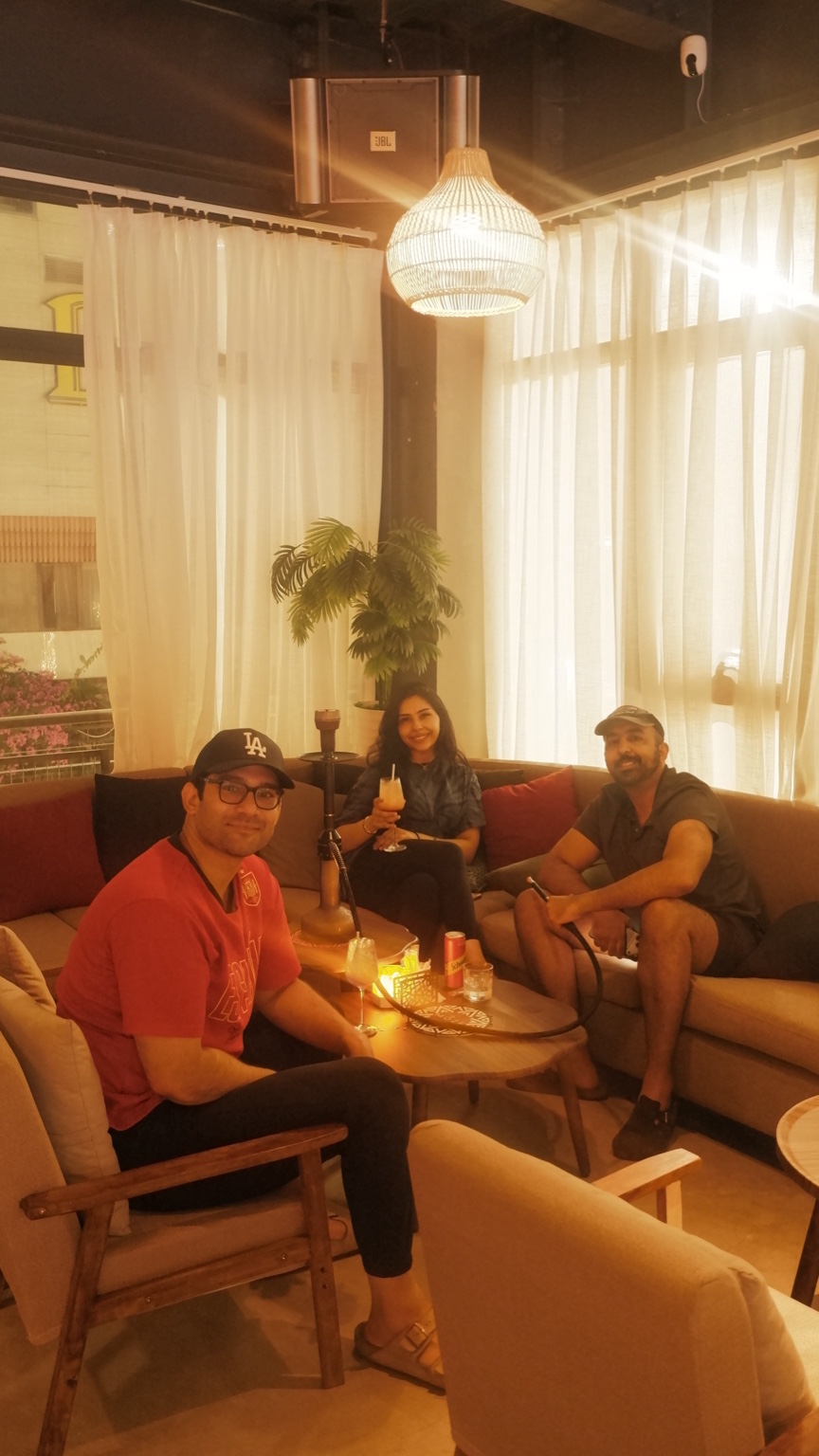 HANSUM guests and shisha